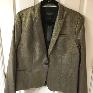 Banana Republic Golden Blazer, NWT, Size 14